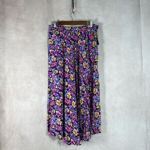 VTG Herman Geist Floral Maxi Skirt NWT Prairie Peasant Boho Cottagecore Women 14